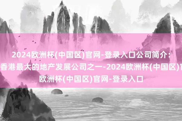 2024欧洲杯(中国区)官网-登录入口公司简介：新鸿基地产是香港最大的地产发展公司之一-2024欧洲杯(中国区)官网-登录入口